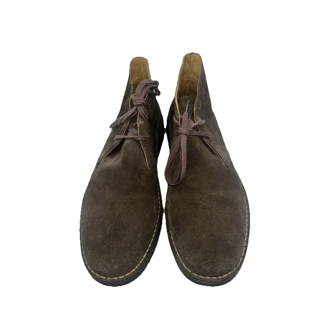 Peter Millar Suede Leather Nomad Chikka Bootie, Men's 9.5 Made In Brazil MC00F12